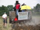 Case steam tractor pullin plow during plowing demonstration