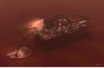 Mars Mining Vehicle artwork