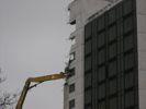 Sheraton hotel demolition in Jackson.