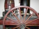 Stevens locomotive wheel