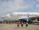 Boeing 747 Dreamlifter port side view