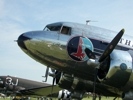 Eastern - Great Silver Fleet DC-3 Airliner close up